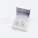 thumbnail image 3 of Aros Punto de Luz Plata Italiana 925 y Cristal Genuino Ligth Rose, 3 of 4