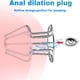 thumbnail image 2 of 1pc Stainless Steel Hollow Tunnel Anal Plug with Speculum Spreader - Enhance Your Sexual Pleasure with this Fetish Toy, 2 of 2
