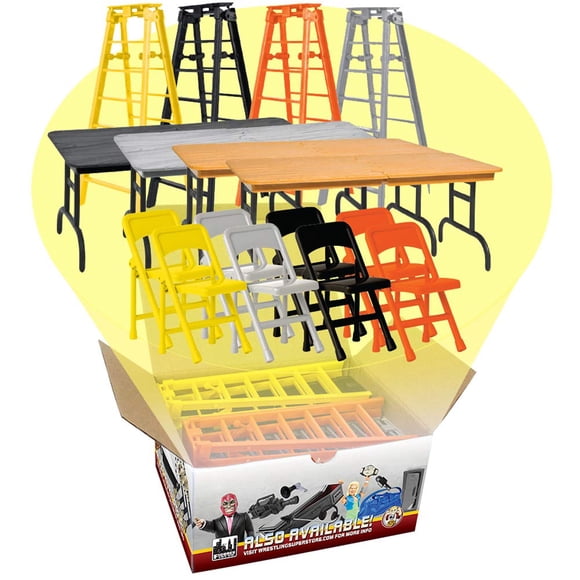 Juego Completo Figures Toy Company Ultimate Escalera Mesa y Sillas