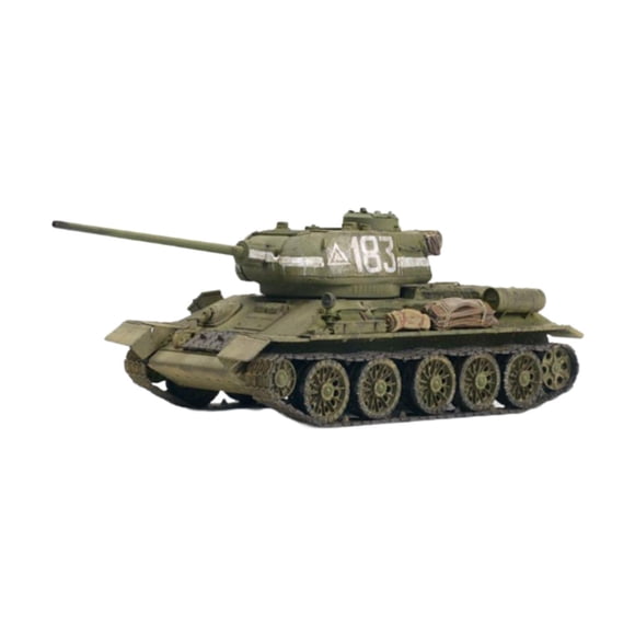 Tanque Ruso T34 A Escala 1:72, Modelo De Vehículo Con Ruedas, Regalo Navideño
