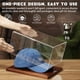 thumbnail image 2 of Vitrina acrílica JupDec para gorras de béisbol con base de madera, 2 of 7