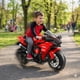 thumbnail image 2 of Moto a batería color roja, 2 of 3