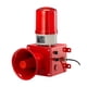 thumbnail image 2 of alarma de voz y luz sirena estroboscópica industrial 130db advertencia de emergencia 110v, 2 of 5