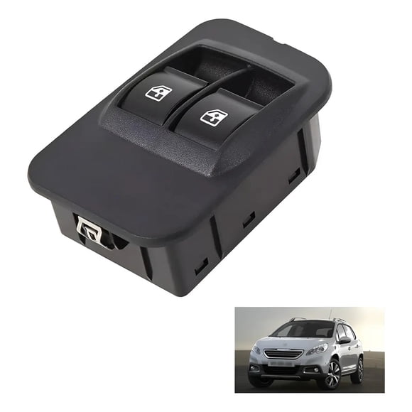 Botonera Individual Alzavidrio Para Citroen Fiat Peugeot