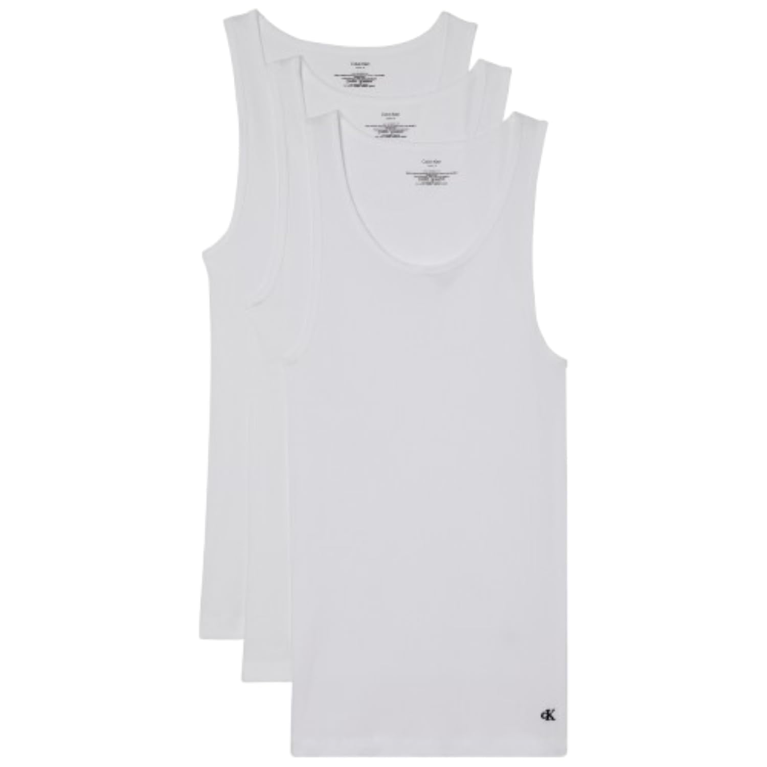 Pack De 3 Musculosas Clásicas De Algodón Para Hombre Calvin Klein