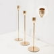 thumbnail image 5 of Set 3 Candelabros Porta Velas Dorado Decora Centro De Mesa dorado, 5 of 9