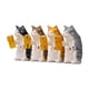 thumbnail image 4 of 4 resina gato Animal modelo coleccionable Mini accesorios escritorio decoración artesanía escultura para escritorio cumpleaños regalo fiesta niños, 4 of 5