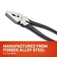 thumbnail image 4 of Herramienta para vallas con botones Pliers Crescent de 8 pulgadas 10008VN-05, 4 of 7