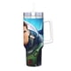 thumbnail image 2 of Buzz Lightyear Vaso aislado de acero inoxidable con asa, diseño temático, regalo para familia, amigos y fans; incluye pajita y encaja en el portavasos estándar, 40 oz, 2 of 6