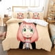 thumbnail image 1 of Spy X Family Duvet Cover Sets Pillowcases For Boys Gift Polyester Anya Forger Bedding Set Bed Sheets, 1 of 5