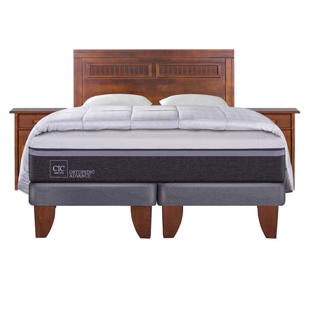 Cama Europea Europea Ortopedic Advance King Milan Alm King Base Dividida
