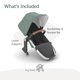 thumbnail image 2 of Cochecito UPPAbaby RumbleSeat V2+ Asiento Inferior Adicional, 2 of 5