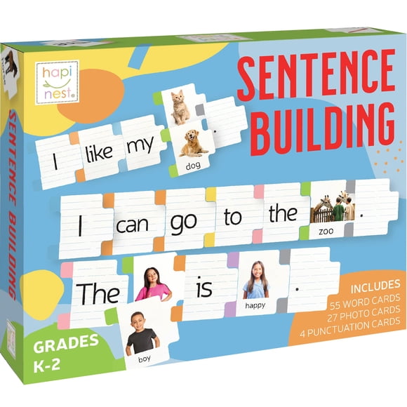 Juego de construcción de oraciones Hapinest Learning Grammar Kids 5-7y