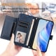 thumbnail image 4 of FOXDOCK Funda Tipo Cartera para Umidigi G100 Cuero PU con Cremallera y Correa de Muñeca, Ranuras para Tarjetas, Soporte Plegable, Cierre Magnético, 4 of 5