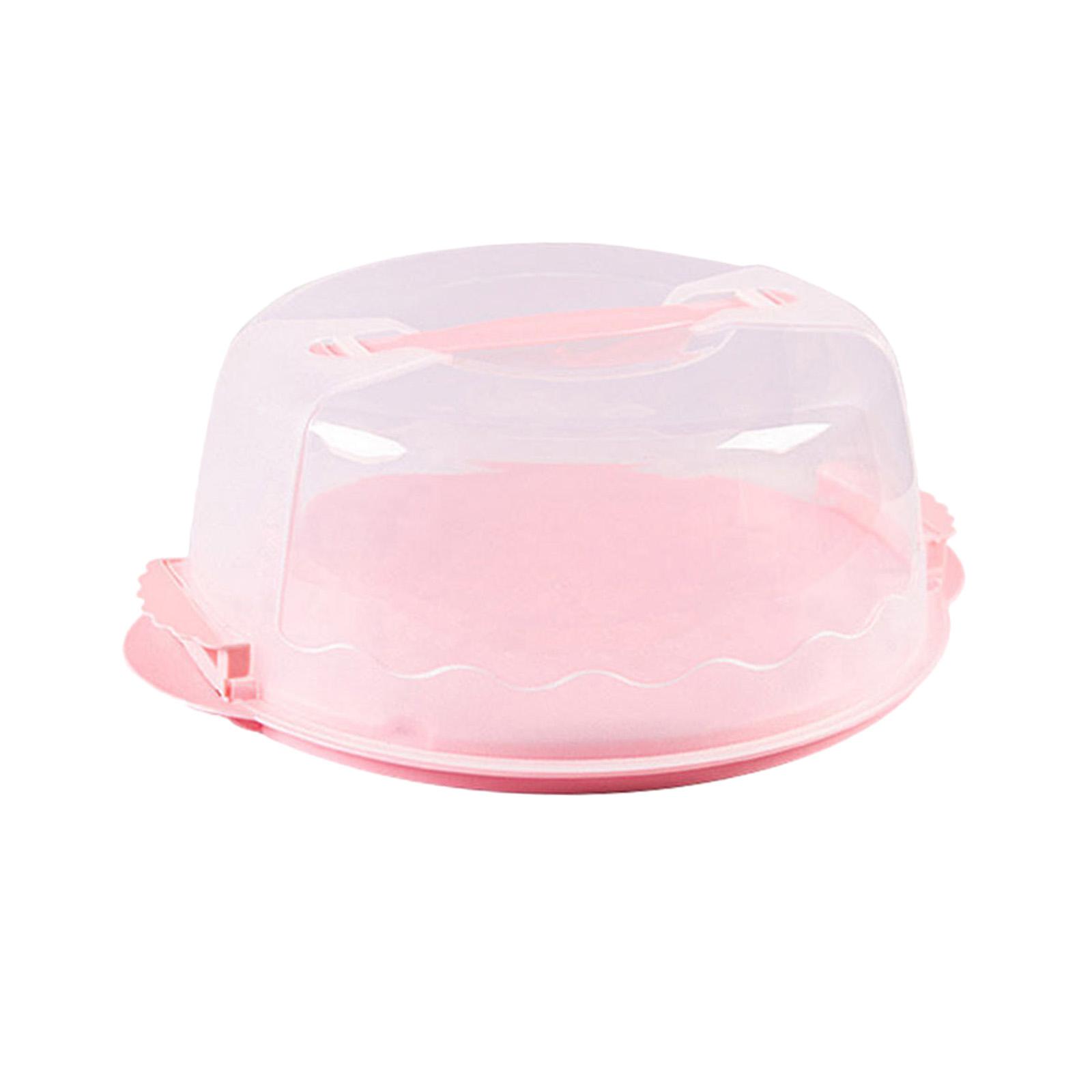 Magideal - Portador De Pasteles Con Mango Plegable, Bandeja Para Servir, Soporte Para Pasteles, Almacenamiento De Pasteles, Recipiente Para Cupcakes, Caja , 8 Pulgadas