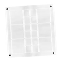 Magideal - Contenedor De Almacenamiento Con Forma De Concha, Caja De Exhibición De Concha Acrílica, Organizador De Artesanías Pequeñas, Estuche De Exposición Tra