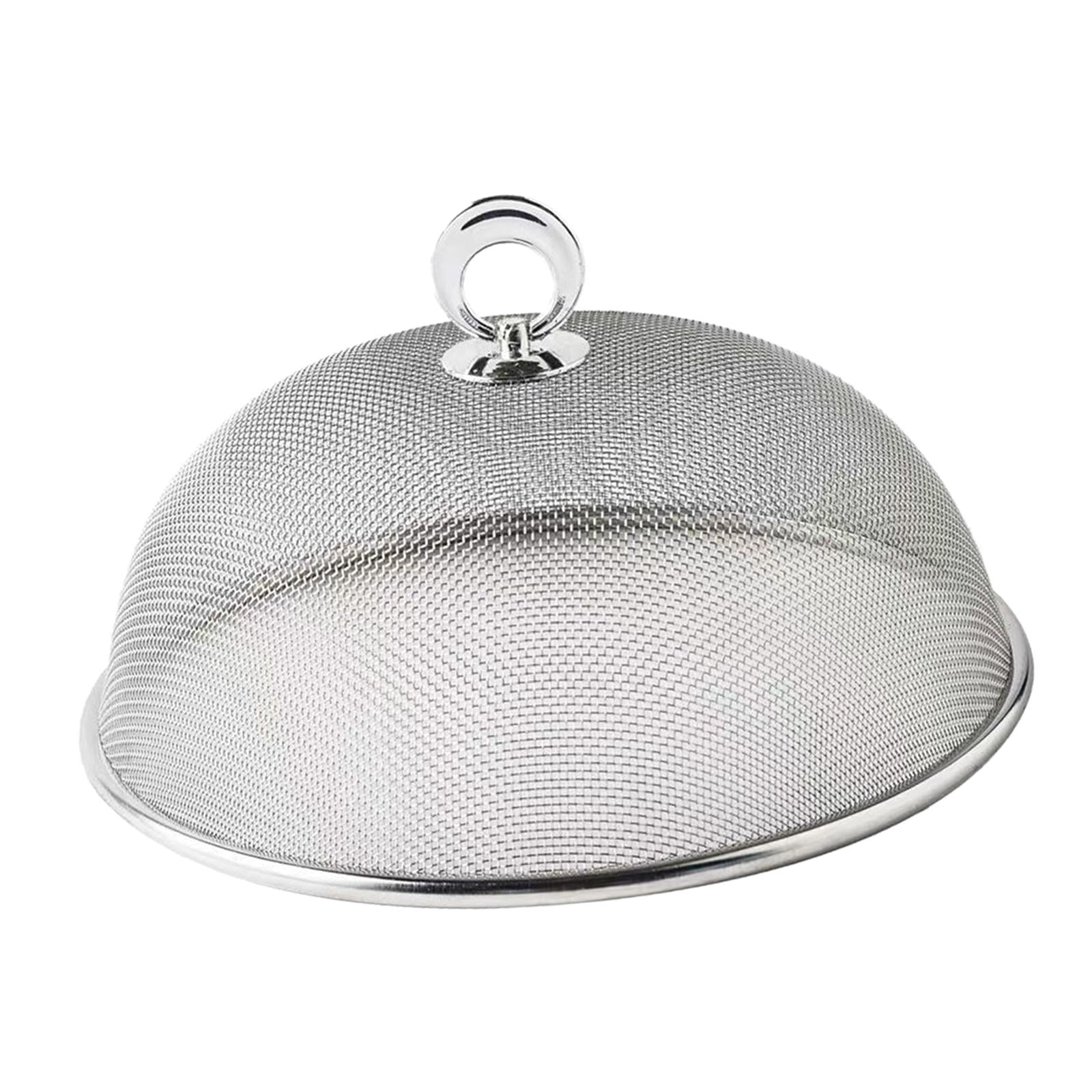 Magideal - Cubiertas Para Alimentos De Acero Inoxidable, Protección De Alimentos, Cubierta Redonda Contra Moscas De La Fruta, Cubierta Para Alimentos, Cubierta C , Los 35cm