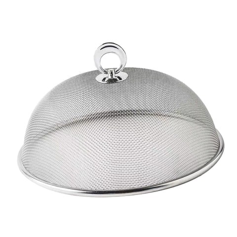 Magideal - Cubiertas Para Alimentos De Acero Inoxidable, Protección De Alimentos, Cubierta Redonda Contra Moscas De La Fruta, Cubierta Para Alimentos, Cubierta C , Los 35Cm