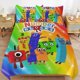 thumbnail image 1 of Number Block Bedding Set Duvet Cover Comfortable and Lightweight Cartoon Bedding 3 Piece Bed Set, 1 of 5
