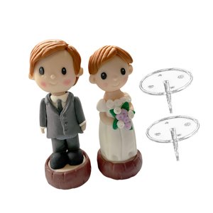 Bothyi - Estatua Decorativa Para Tarta De Novios, Ideal Como Regalo De Boda.