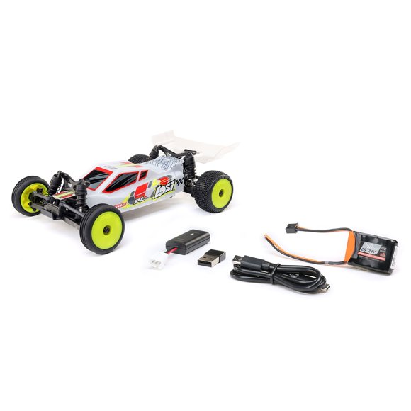 Cochecito RC Car Losi Micro-B con tracción en 2 ruedas, color blanco RTR LOS00007T1