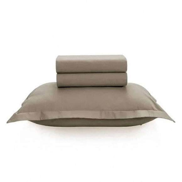 Sábanas Karsten 2 Plazas 200 Hilos Tom Beige Suaves
