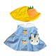 thumbnail image 4 of Ropa De Muñeca De Felpa De 15cm, Accesorios De Ropa De Pato De Moda, Estilo Cosplay Cómodo A, 4 of 5