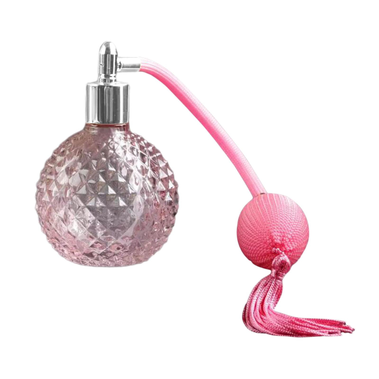 Magideal - Botella De Spray Botella De Perfume De Vidrio Multifunción A Prueba De Fugas Dispensador De Perfume Atomizador De Perfume Para Salón De Belleza Viajes Plata Rosa