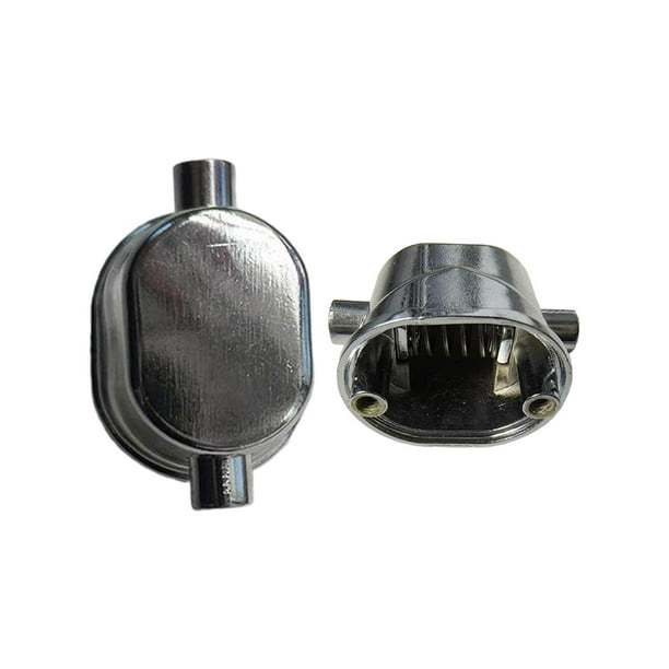 2x Snare Drum Lugs Metal Lugs Piezas de Instrumentos Musicales Tambores Oreja Snare Drum Piezas para Piezas de Mantenimiento de Instrumentos Musicales Doble cabeza