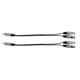 thumbnail image 1 of 2x Premium RCA Macho A 2-RCA Hembra Adaptador Estéreo Y Splitter Cable De Audio, 1 of 5
