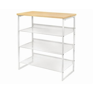 Habita2 Chile - Zapatero Estilo Industrial Blanco