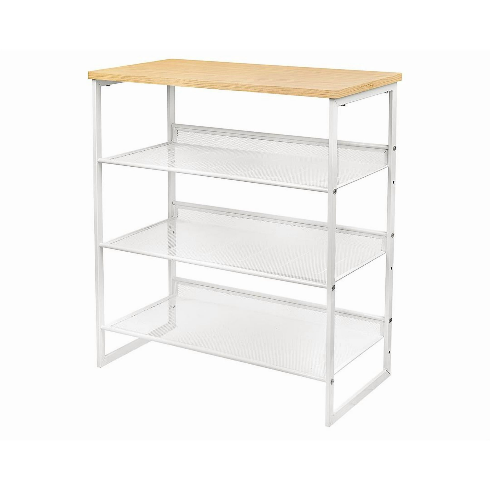 Habita2 Chile - Zapatero Estilo Industrial Blanco