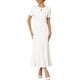 thumbnail image 1 of INSPIRE CHIC Vestido de cóctel para mujer con bordado floral, cuello redondo, cola de pez, vestido formal de noche, talla L, blanco, 1 of 5