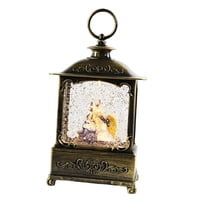 Bothyi - Caja De Música Navideña, Farol, Luz, Adorno De Mesa Para Decoración De Escritorio De Fiesta