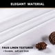 thumbnail image 3 of Cortina PrinceDeco 100% opaca con aspecto de lino, 100 x 213 cm, color perla, 3 of 8