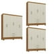 thumbnail image 1 of Combo 3 Clóset 6 Puertas 2 Cajones 180x135x35 cm Off White R62X3, 1 of 7