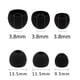 thumbnail image 2 of Fundas para auriculares Sony de las series MDR y XBA, 6 pares, 2 of 5