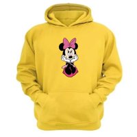 Genérico - Polerón Canguro Ratoncita M. Amarillo Talla Xs Unisex