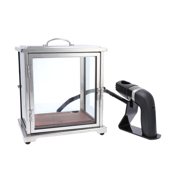 Caja para fumar cóctel Fortessa Crafthouse Glass con ahumador