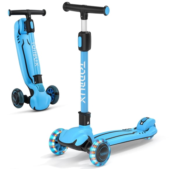 Scooter TONBUX para niños de 3 ruedas, plegable y ajustable en altura, 3-12 años