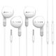 thumbnail image 1 of Auriculares Fidioto earphone35FID Pack de 2 con cable de 122 cm y micrófono, 1 of 3
