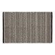 thumbnail image 1 of Alfombra tejida a mano DII de algodón 61 x 91 cm con rayas negras, 1 of 7