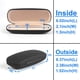 thumbnail image 2 of Estuche rígido protector negro para anteojos RayLove, 2 of 6