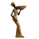 thumbnail image 4 of Estatua De Señora Tribal Africana, Adorno De Resina, Pieza De Arte Coleccionable Para Cafetería, Bar, Estilo D, 4 of 5