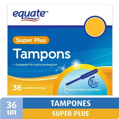 Tampones Super Plus Con Aplicador 36 Un Equate