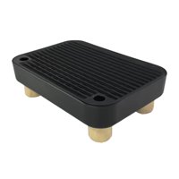 Ioensy - Caja De Arena Step Pet Supply Para Gatitos Y Gatos Mayores Para Suelo Alfombra Pedal Negro