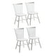 thumbnail image 1 of Pack 4 Sillas Windsor Madera Maciza De Alta Calidad Estructura Fuerte Barnizado Semi Matte - Blanco, 1 of 3