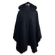 thumbnail image 1 of Poncho Paño Capucha 100% Lana- Largo - Negro, 1 of 5