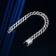 thumbnail image 4 of 10MM Cuban Link Bracelet para Hombre Transparente 5A+ CZ Miami Simulada Pulseras de Diamante para Hombre Hipoalergénicas Pulsera de Plata Esterlina 925 Joyería para Hombre 6-8 Inch, 4 of 7