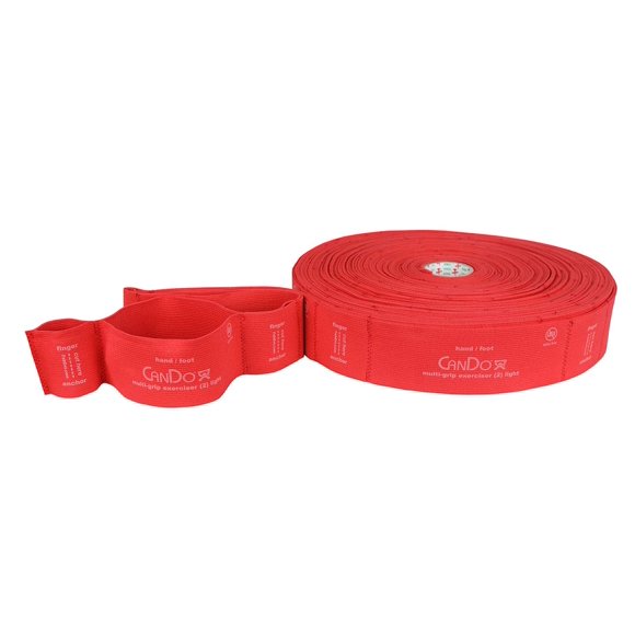 Exercitador CanDo Rollo de 27 m Rojo Claro